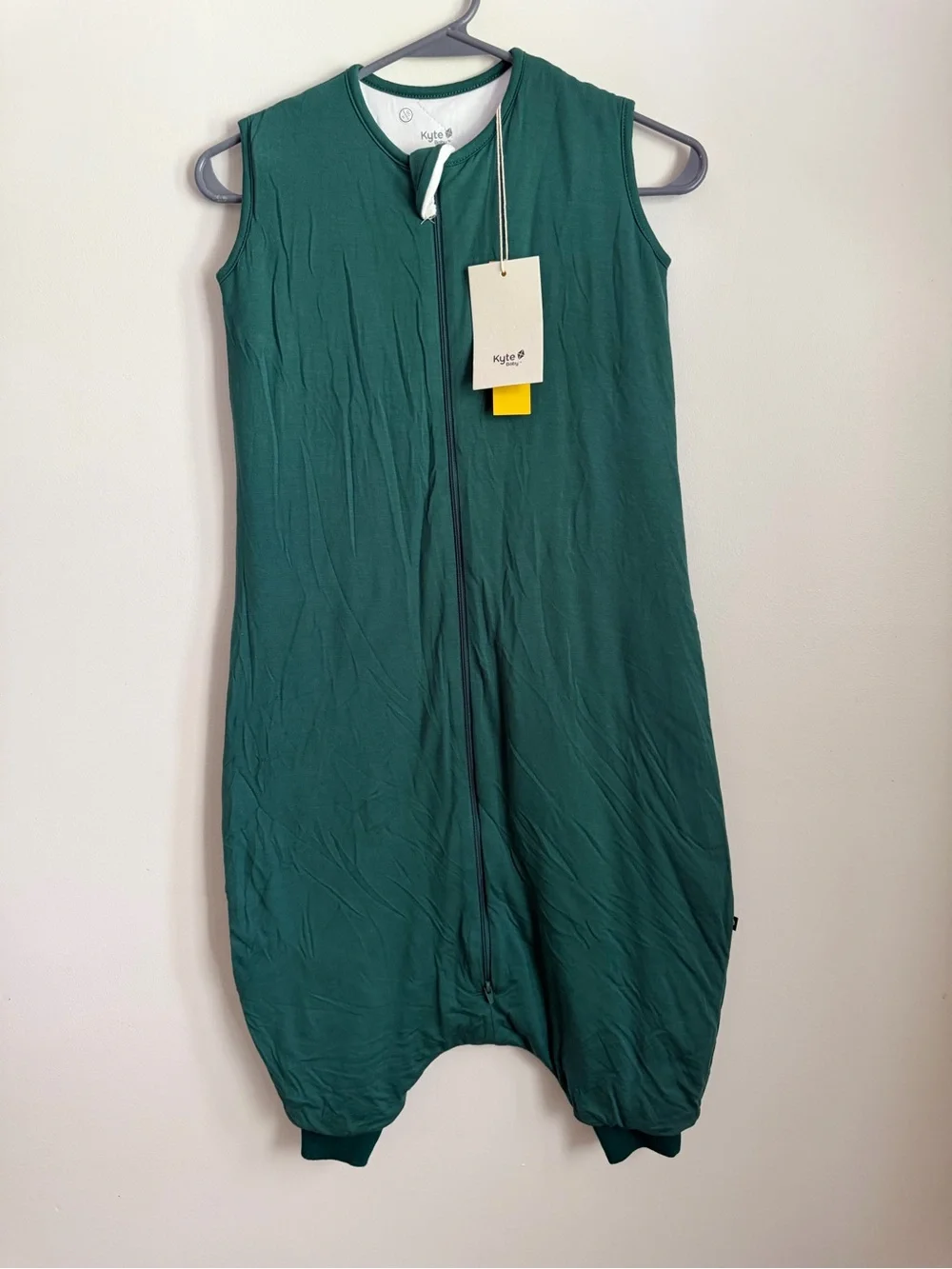 Kyte Baby Sleeveless Bamboo Sleep Bag Walker  - Forest Green 1.0 tog